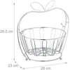 Relaxdays Vaisių krepšelis "Apple"