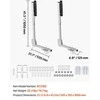 Vevor Valčių priekabų kreiptuvai, reguliuojami 700-1050 mm aukščio