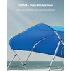 Vevor Valtis bimini stogelis 4 lankų 96x91-96 cm mėlynos spalvos