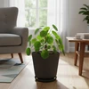 Relaxdays Vazonai su padėklais, 2 vnt. rinkinys