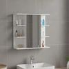 Relaxdays Veidrodinė spintelė su 8 lentynomis