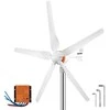 Horizontalios ašies vėjo jėgainė, generatorius Vevor 12V 800W, 3 menčių