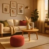 Relaxdays Velveto pufas