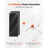 VEVOR 12V 600W saulės ir vėjo energijos komplektas