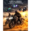 VEVOR 7 colių belaidė motociklų CarPlay sistema