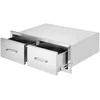 Vevor 75x25 cm BBQ stalčius su spintele