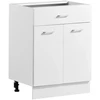 VEVOR Balta „Shaker“ stiliaus apatinė spintelė 60 cm