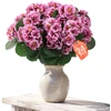 VEVOR Dirbtinės rožinės pelargonijos su stiebais, 24 vnt.