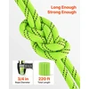 VEVOR Dvigubai pintas poliesterio lynas 19,1 mm x 67 m