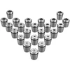 VEVOR ER40 įvorių rinkinys 3,2–25,4 mm, 23 vnt.