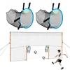 VEVOR Futbolo vartai 2,72 x 1,51 m kiemui
