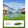 VEVOR Futbolo vartai 2,72 x 1,51 m kiemui