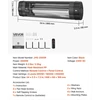 Infraraudonųjų spindulių šildytuvas VEVOR JHS-2500R, 2500 W