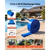 VEVOR Išleidimo žarna 1-1/2" x 15,2 m PVC