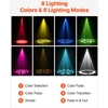 VEVOR LED judanti galva, 30W RGB scenos šviestuvas