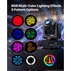 VEVOR LED judanti galva, 30W RGB scenos šviestuvas