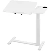 VEVOR Lovos staliukas 800 x 400 mm su ratukais baltas