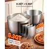VEVOR Pakreipiama virtuvinė maišyklė 5L+4L, 1000W