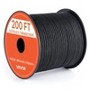 VEVOR Parakordo virvė 4 mm x 60 m, juoda