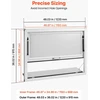 VEVOR Prekybinis langas su atlenkiama lentyna 1220x915 mm