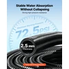 VEVOR Siurbimo žarna 25 mm x 25 m su apkabomis, juoda