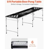 VEVOR Sulankstomas beer pong stalas 2,4 m