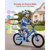 VEVOR Vaikiškas dviratis 20", BMX stiliaus, mėlynas