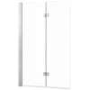 VEVOR Vonioms skirta dušo durys 1200 x 1400 mm, sulankstomos