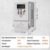 VEVOR VFD 4KW, 18A, 5AG dažnio keitiklis