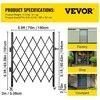 VEVOR Vienguba sulankstoma apsaugos grotelė 1,5m x 1,68m