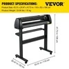 Spausdintuvas Vevor Vinilo pjaustytuvas Signmaster 870mm su stovu