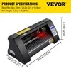 Spausdintuvas Vevor Vinilo pjaustytuvas su optine akimi, 375 mm