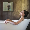 Relaxdays Vintažinė bambukinė sieninė spintelė