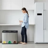 Relaxdays Virtuvės šiukšliadėžė 3 x 8 l