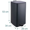 Relaxdays Virtuvės šiukšliadėžė 30 l
