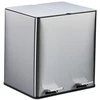 Relaxdays Virtuvinė šiukšliadėžė su kvapų filtru 2x 15L