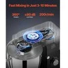 Plakiklis Vevor Virtuvinis maišytuvas 7.84 L 1400W 6 greičiai