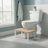 Relaxdays WC taburetė iš bambuko ir metalo
