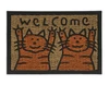 Kodustaar „Welcome“ kačių kokosinis durų kilimėlis