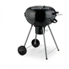 Relaxdays XXL katilinis BBQ grilis ant ratukų