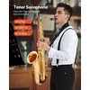 Vevor Žalias tenoras saksas su dėklu ir antgaliu