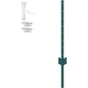 Vevor Žalios metalinės tvoros stulpai 91 cm, 10 vnt.