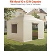 Vevor Žiemos pavėsinės uždangalas 3.05 x 3.65 m kietiems stogams