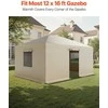 Vevor Žiemos pavėsinės uždangalas 3,68 x 4,9 m kietviršiui