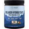 Paleo Powders hidrolizuotas laukinių žuvų kolagenas braškių skonio +Vit C, 500 gr.