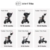 QPLAY RITO DELUXE Rubber sulankstomas triratukas guminiais ratais