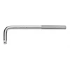Hogert 1/2" lizdas, L formos, 254 mm ilgio, CrV