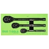 3 DALIŲ TERKŠLIŲ RINKINYS 1/4" - 3/8" - 1/2" DS1084