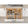 Adjustable (beech) insert for 600-1000mm cabinets with AXIS/MB drawer L=450