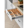 Adjustable (beech) insert for 600-1000mm cabinets with AXIS/MB drawer L=450